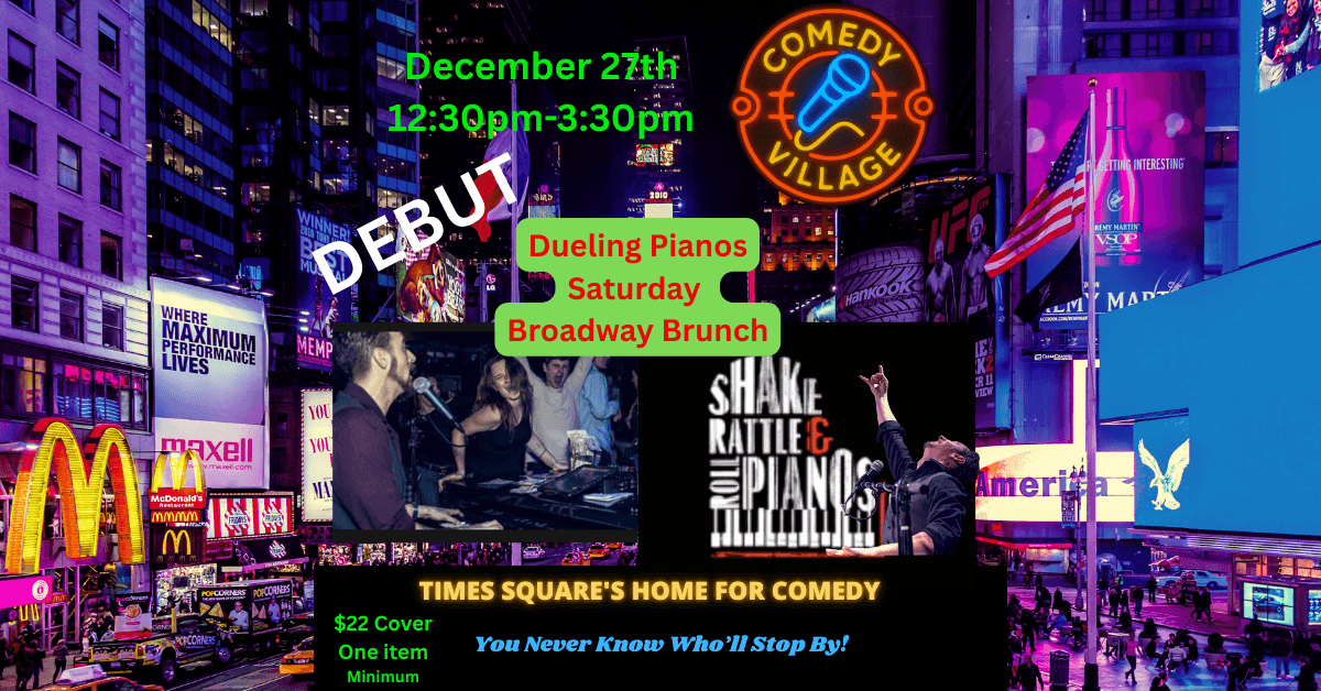 Comedy Village's Dueling Pianos Show Celebrates 15th Sold-Out Year as Interactive NYC Tradition