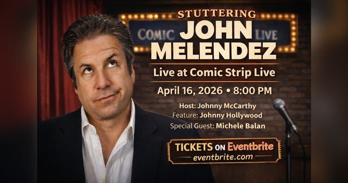 Stuttering John Melendez to Headline Comic Strip Live Amid Resurgent Stand-Up Career