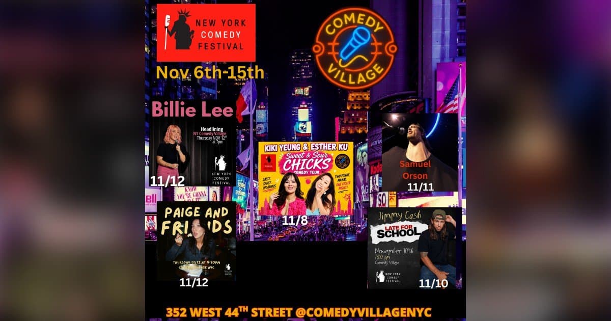 Comedy Village Brings Top Talent to 2026 New York Comedy Festival