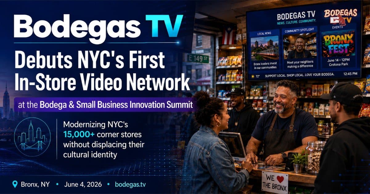 Bodegas TV Launches In-Store Video Network to Modernize NYC Corner Stores